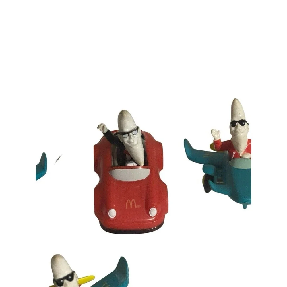 McDonald's Happy Meal Toy Mac Tonight Moon Man Vintage 1988 - Lot Of  4